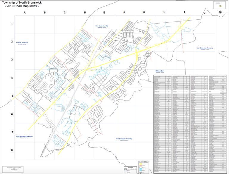 Maps Township of North Brunswick