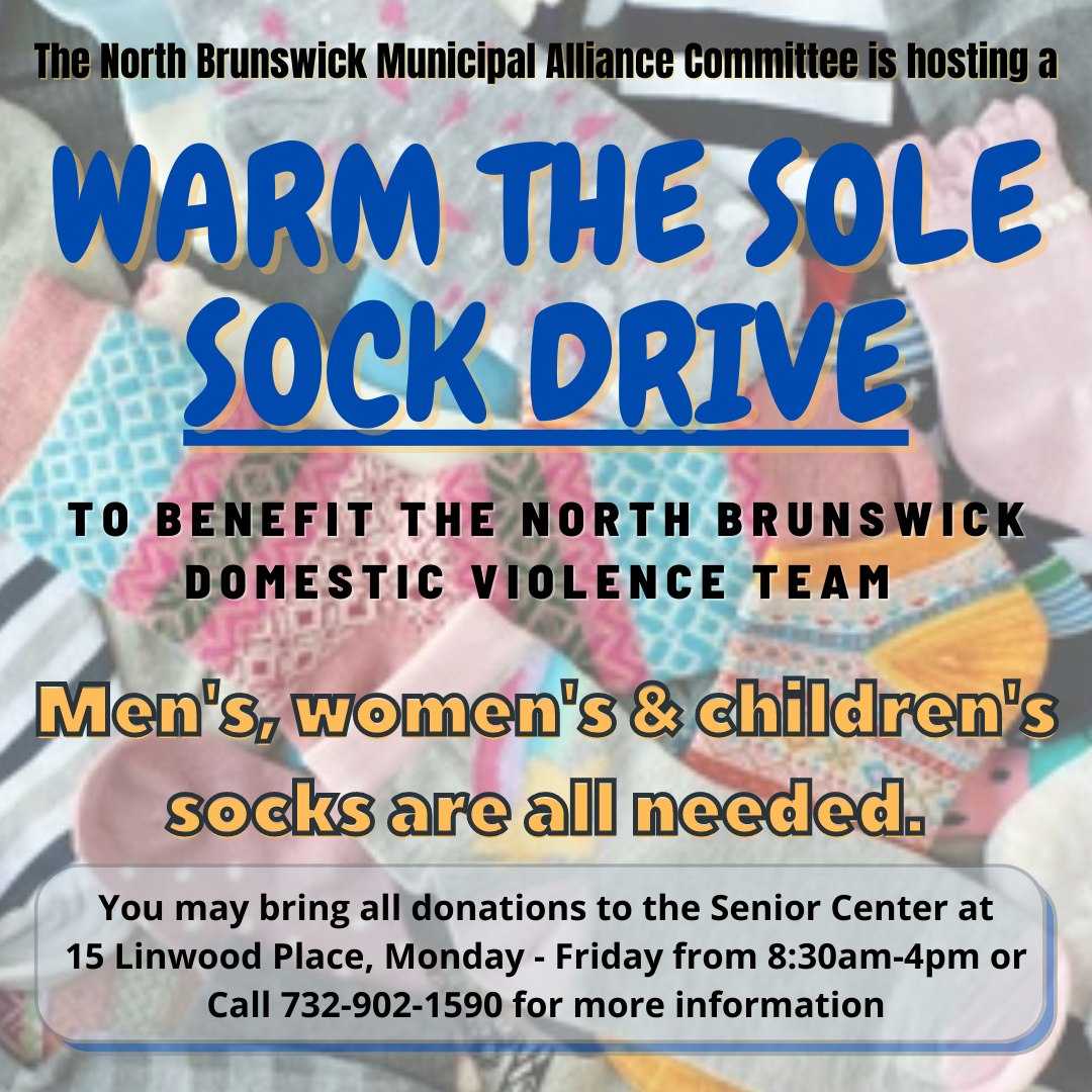 Warm the Sole Sock Drive Township of North Brunswick