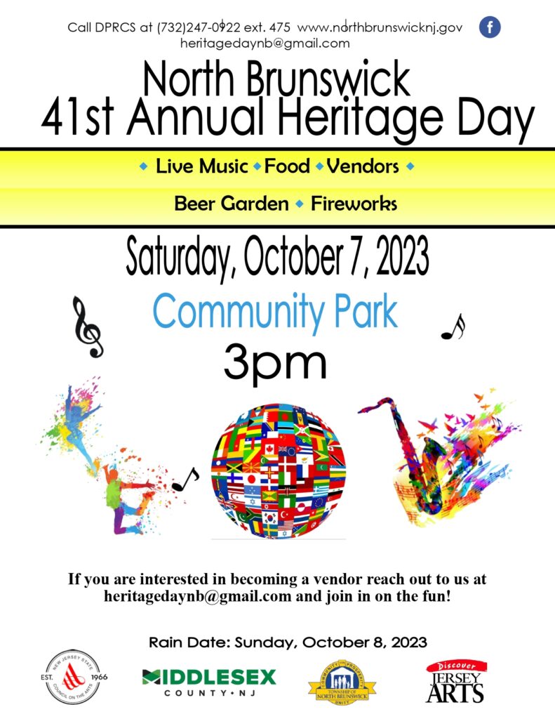 Heritage Day Committee Township of North Brunswick